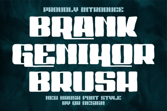 Brank Genihor Brush: A Display Font for Creative Makers