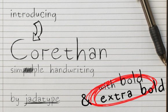 Corethan: A Quirky Display Font for Creative Campaigns