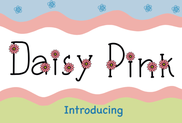 Daisy Pink Display Font for Modern Web Design