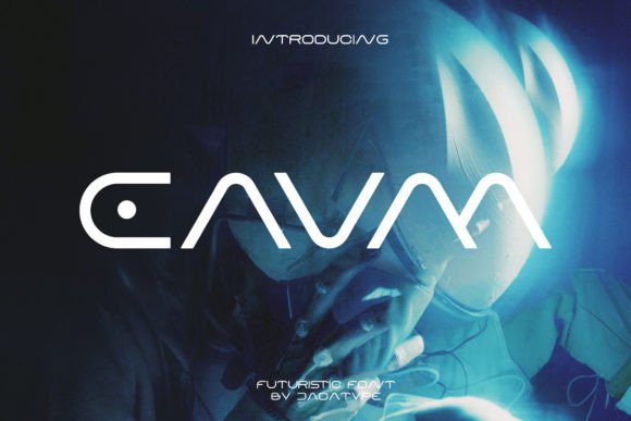 Eavm: A Sci-Fi Display Font for Modern Editorial Design