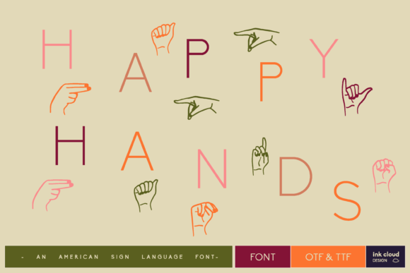 Happyhands: The Perfect Display Font for Handmade Crafts