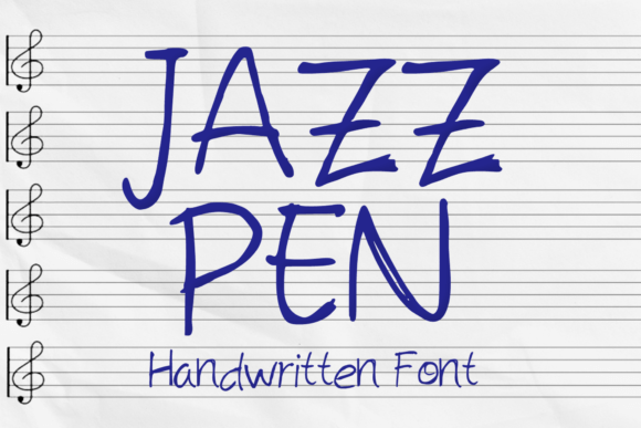 Jazz Pen Font for Creative Projects and Handmade Designs