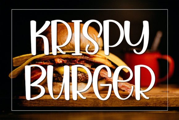 Krispy Burger Font for Bold Editorial Design