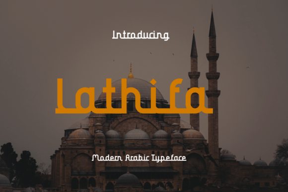 Lathifa: A Bold Display Font for Dynamic Branding