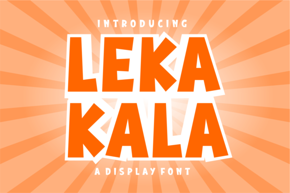 Leka Kala: A Bold Display Font for Modern Branding
