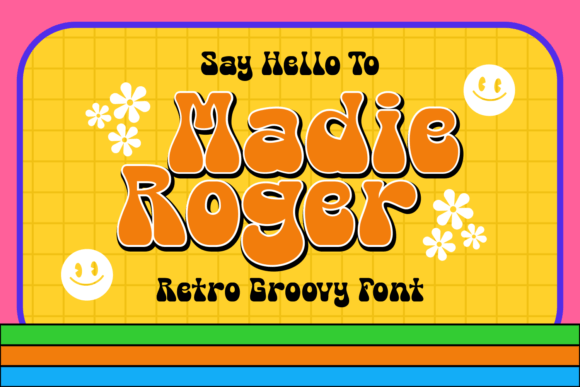 Madie Roge: A Groovy Font for Vintage-Inspired Branding