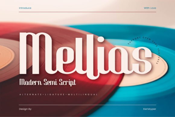 Mellios: A Modern Script Font for Digital Branding