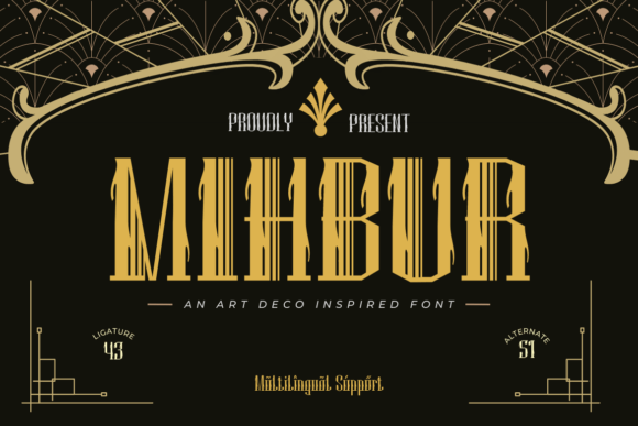 Mihbur: An Elegant Display Font for Editorial Design