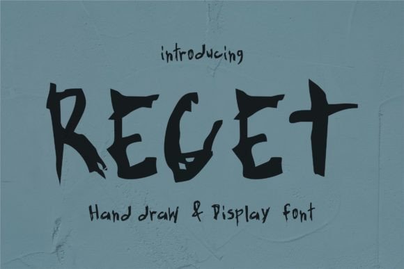 Recet Font for Eye-Catching Display Typography