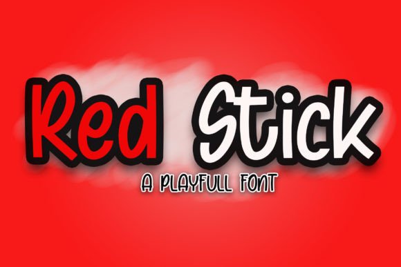 Red Stick: A Sweet Display Font for Modern Editorial Design