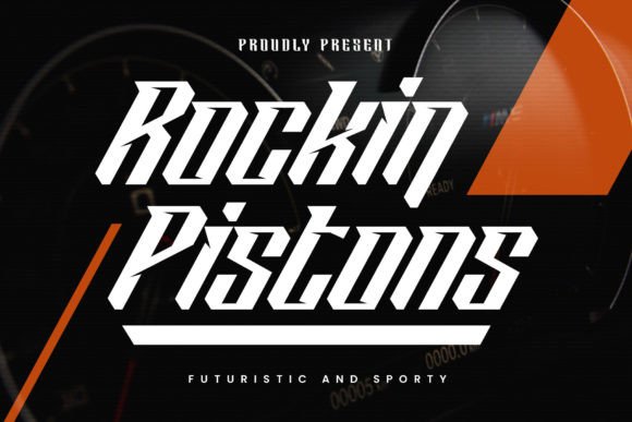 Rockin Pistons: A Sporty Font for Modern Branding