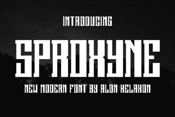 Sproxyne: The Magical Display Font for Scroll-Stopping Campaigns