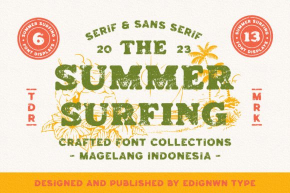 Summer Surfing: A Display Font That Captures the Essence of Modern Typography