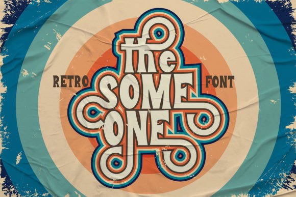The Some One: A Retro Display Font for Handmade Brands