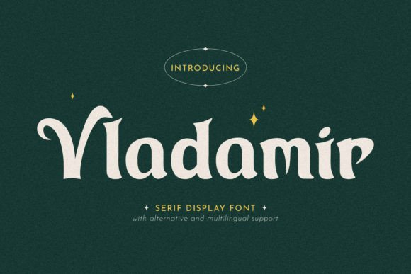 Vladamir: A Modern Display Font for Bold Brand Statements