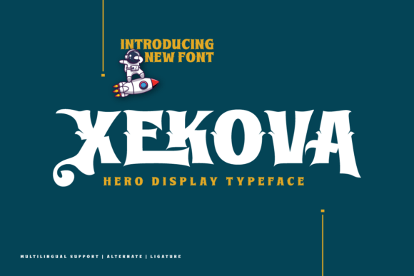 Xekova: The Modern Typeface for Elegant Branding