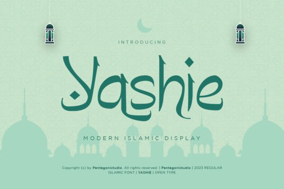Yashie: A Modern Islamic Display Font for Creative Branding
