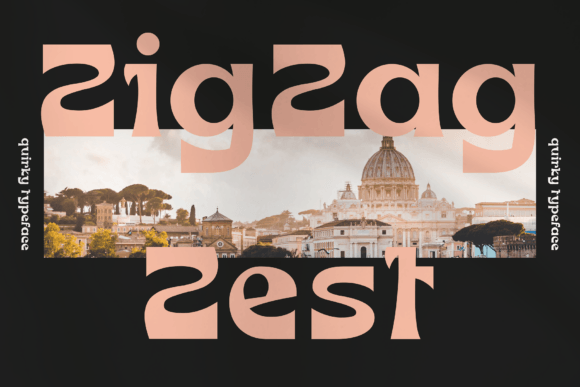 Zig Zag Zest: A Playful Font for Bold Branding
